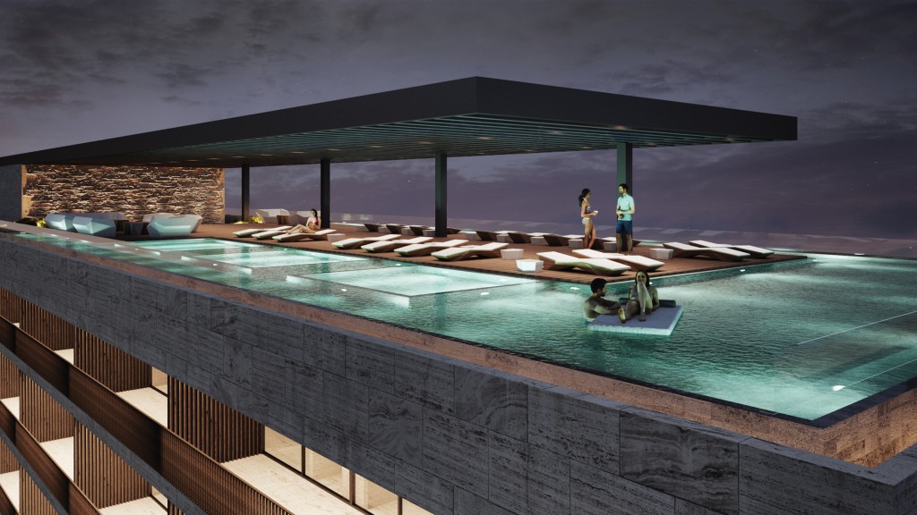 All New Dreams Vista Cancun Grand Opening 3 Dreams Vista Cancun Rooftop Pool