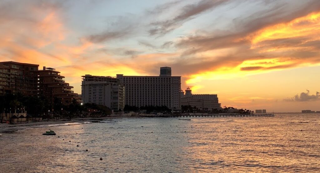 Cancun sunset